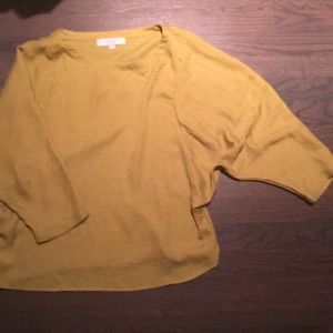 Subtle snakeprint yellow top